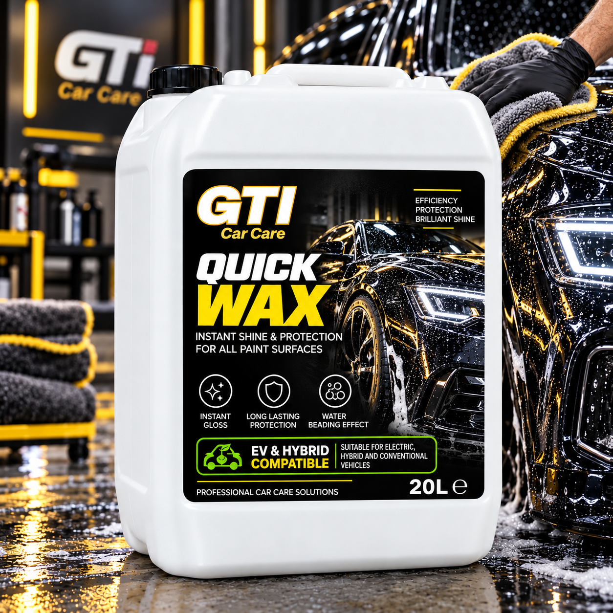 Quick Wax in 20 L professional packaging